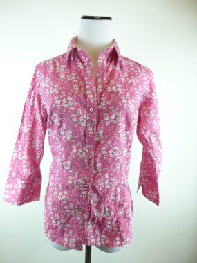THOMAS PINK pink floral shirt 10